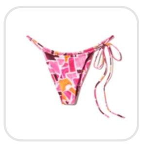 INAMORATA Las Olas - Pink Mosaic Bikini Bottoms
